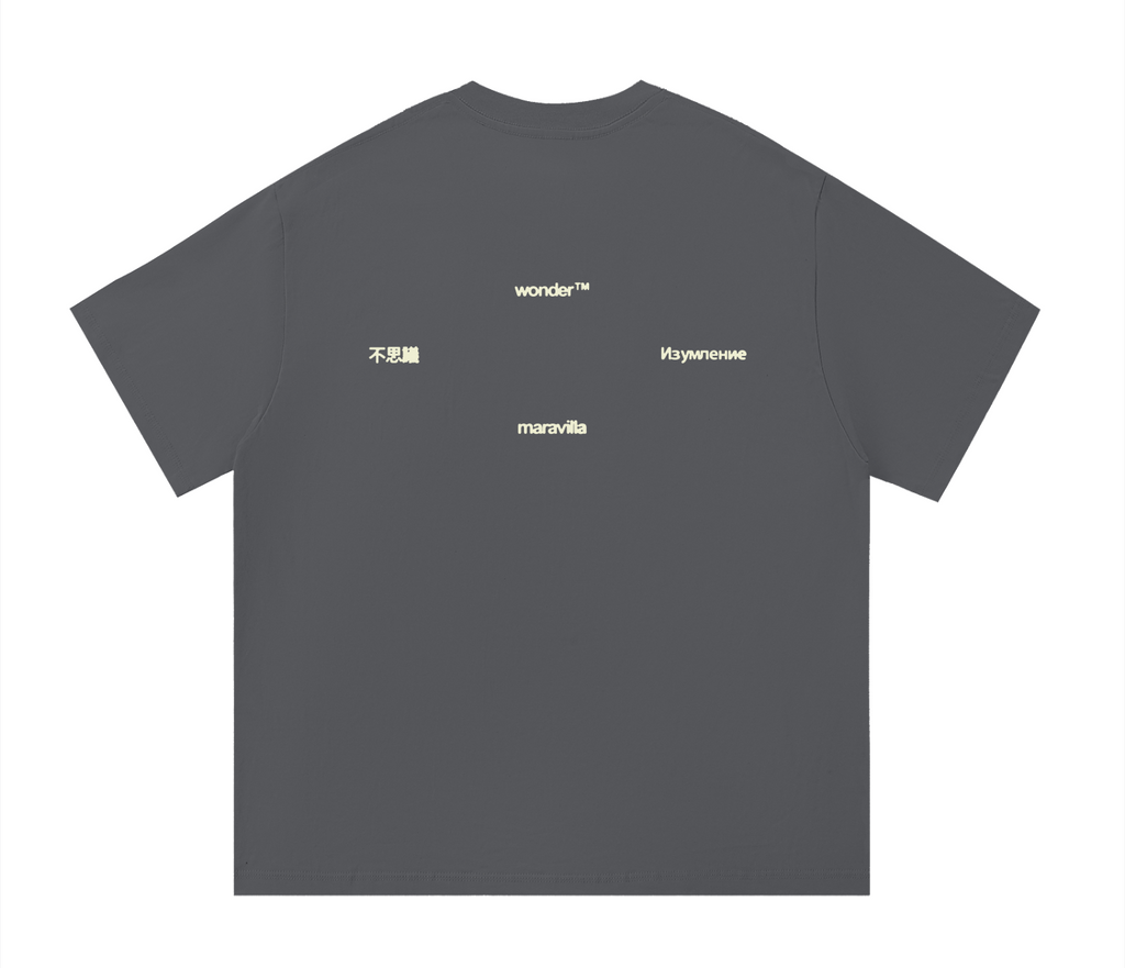 Languages Tee - Ash Gray